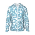 thumbnail image 1 of Fotbe Blue Snake Men's Women's UPF 50+ Sun Protection Jacket Hooded Cooling Shirt with Pockets Hiking Outdoor Performance-Medium, 1 of 8