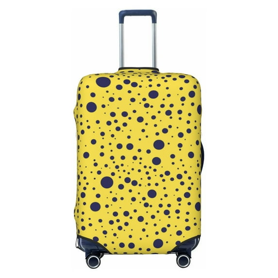 Fotbe Blue Spots Luggage Cover Protector,Suitcase Protector,Scratch and Dirt Resistant,Fits 18-32 Inch Luggage-X-Large