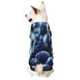 thumbnail image 1 of Fotbe Blueberry Print Small Dog Sweater Hoodies Pet Grey Hooded Soft Fleece Sweatshirts with Pocket Fall Winter Puppy Cat Sweaters Warm Clothes-X-Small, 1 of 7