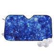 thumbnail image 1 of Fotbe Blurred Star Snow Christmas Car Windshield Sunshade | Sun Visor Protector Front Window Shade, Keeps Out UV Rays, Keeps Your Vehicle Cool-Medium, 1 of 7