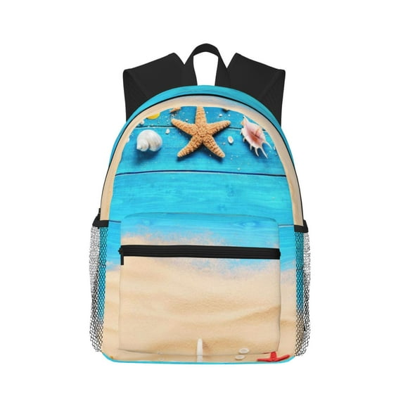 Fotbe Boards and Beach Lightweight Casual Laptop Backpack for Men and Women, Daily use Waterproof backpack, Backpack for College