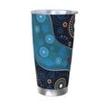 thumbnail image 1 of Fotbe Bohemian Turtle Pattern 20 oz Tumbler Stainless Steel Vacuum Insulated Coffee Ice Cup Double Wall Travel Flask Leak-proof Coffee Cup-Without Straw, 1 of 8