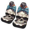 thumbnail image 1 of Fotbe Bow Flower Skull Pattern Automotive Seat Covers for Cars Trucks and SUVs – Car Seat Covers for Front Seats,Protective Seat Covers,Vehicle Seat Covers, Set of 2, 1 of 9