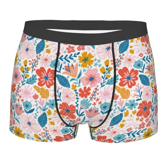 Fotbe Boxers Briefs For Men, Custom Mens Underwear Boxer Briefs With Design Name, Gifts For Boyfriend Husband Him -Size Name