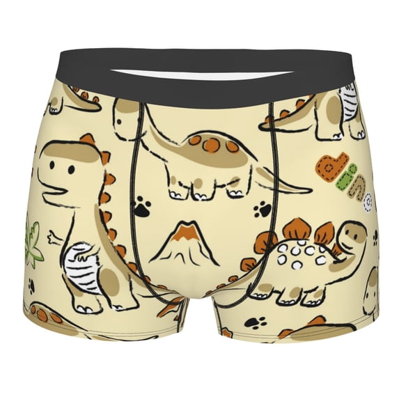 Fotbe Boxers Briefs For Men, Custom Mens Underwear Boxer Briefs With Design Name, Gifts For Boyfriend Husband Him -Size Name