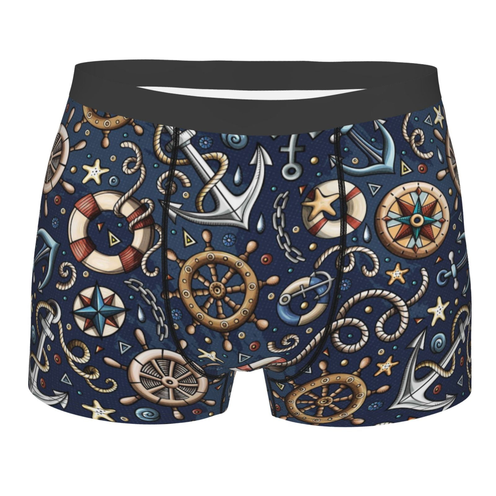 Fotbe Boxers Briefs For Men, Custom Mens Underwear Boxer Briefs With