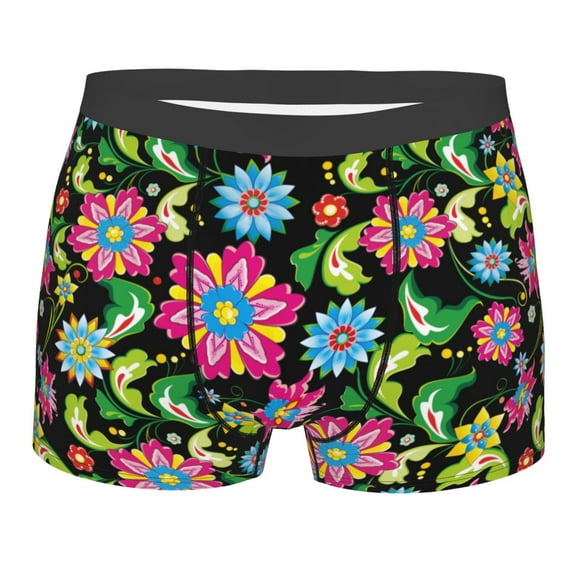 Fotbe Boxers Briefs For Men, Custom Mens Underwear Boxer Briefs With Design Name, Gifts For Boyfriend Husband Him -Size Name