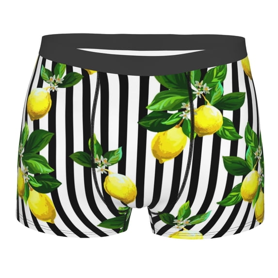 Fotbe Boxers Briefs For Men, Custom Mens Underwear Boxer Briefs With Design Name, Gifts For Boyfriend Husband Him -Size Name