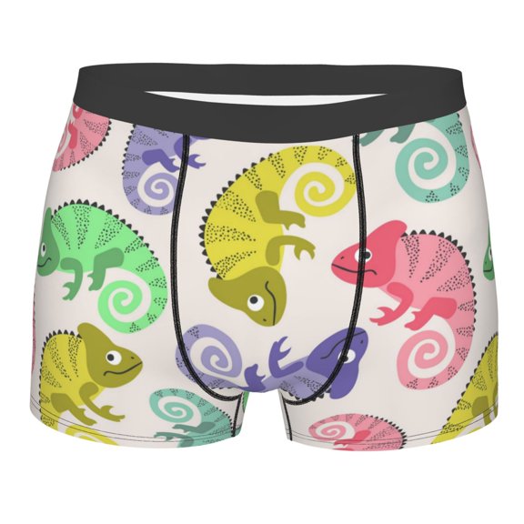 Fotbe Boxers Briefs For Men, Custom Mens Underwear Boxer Briefs With Design Name, Gifts For Boyfriend Husband Him -Size Name