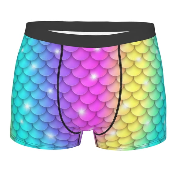 Fotbe Boxers Briefs For Men, Custom Mens Underwear Boxer Briefs With Design Name, Gifts For Boyfriend Husband Him -Size Name