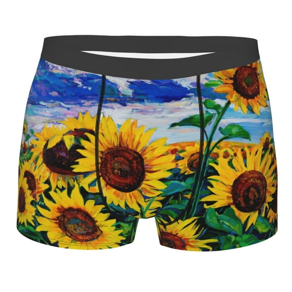 Fotbe Boxers Briefs For Men, Custom Mens Underwear Boxer Briefs With Design Name, Gifts For Boyfriend Husband Him -Size Name