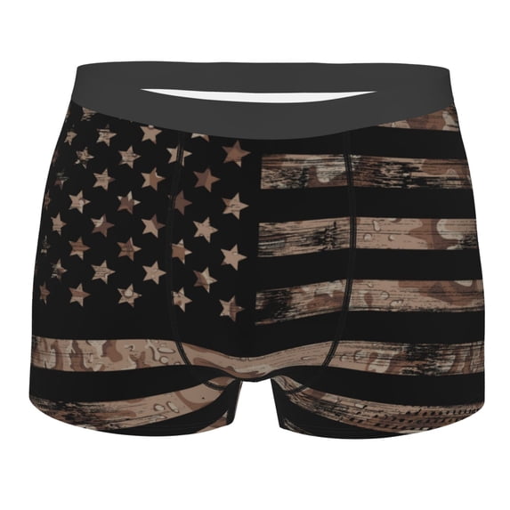 Fotbe Boxers Briefs For Men, Custom Mens Underwear Boxer Briefs With Design Name, Gifts For Boyfriend Husband Him -Size Name