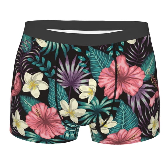 Fotbe Boxers Briefs For Men, Custom Mens Underwear Boxer Briefs With Design Name, Gifts For Boyfriend Husband Him -Size Name