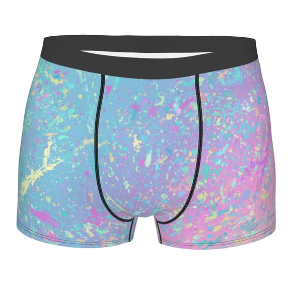 Fotbe Boxers Briefs For Men, Custom Mens Underwear Boxer Briefs With Design Name, Gifts For Boyfriend Husband Him -Size Name