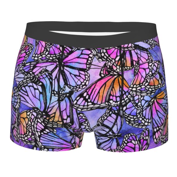 Fotbe Boxers Briefs For Men, Custom Mens Underwear Boxer Briefs With Design Name, Gifts For Boyfriend Husband Him -Size Name