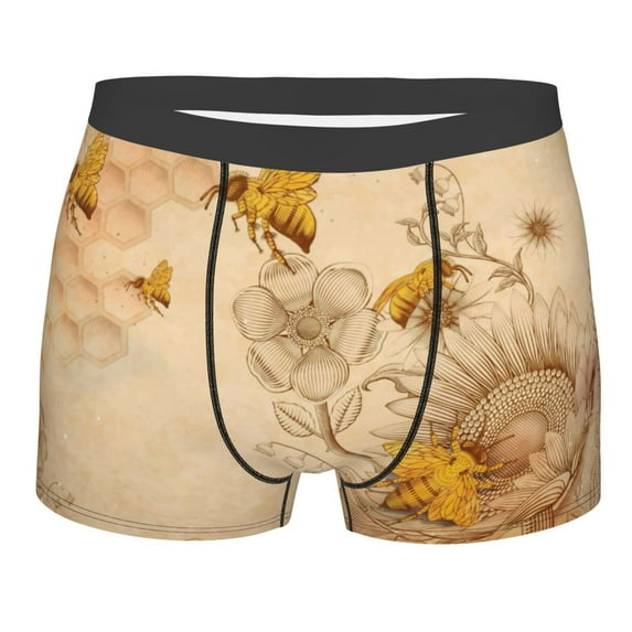 Fotbe Boxers Briefs For Men, Custom Mens Underwear Boxer Briefs With Design Name, Gifts For Boyfriend Husband Him -Size Name