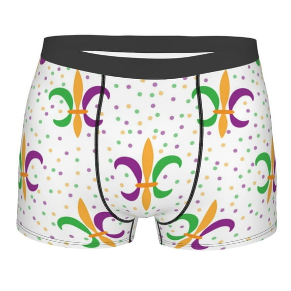 Fotbe Boxers Briefs For Men, Custom Mens Underwear Boxer Briefs With Design Name, Gifts For Boyfriend Husband Him -Size Name