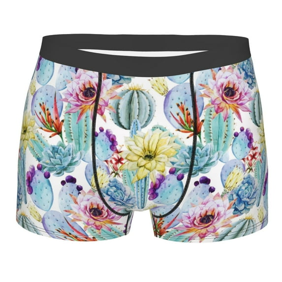 Fotbe Boxers Briefs For Men, Custom Mens Underwear Boxer Briefs With Design Name, Gifts For Boyfriend Husband Him -Size Name