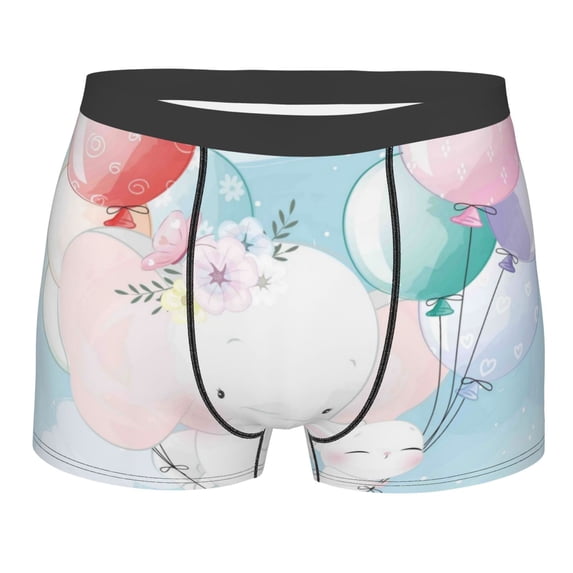 Fotbe Boxers Briefs For Men, Custom Mens Underwear Boxer Briefs With Design Name, Gifts For Boyfriend Husband Him -Size Name