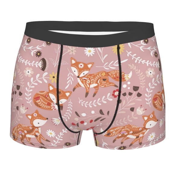 Fotbe Boxers Briefs For Men, Custom Mens Underwear Boxer Briefs With Design Name, Gifts For Boyfriend Husband Him -Size Name