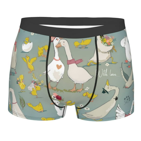 Fotbe Boxers Briefs For Men, Custom Mens Underwear Boxer Briefs With Design Name, Gifts For Boyfriend Husband Him -Size Name