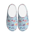 thumbnail image 1 of Fotbe Brain Training Pattern Women's Fuzzy Curly Fur Memory Foam Loafer Slippers Indoor Outdoor Slippers Winter Home Shoes-37/38, 1 of 7
