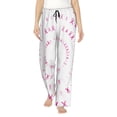 thumbnail image 1 of Fotbe Breast Cancer Awareness (4) Women's Pajama Pants,Sleepwear Pants,Pj Bottoms Drawstring And Pockets-Large, 1 of 9