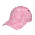thumbnail image 1 of Fotbe Breast Cancer Awareness Baseball Cap, Breast Cancer Awareness Print Dad Hat,Outdoor Hat,Adjustable Sports Cap, Perfect For Activities, 1 of 9