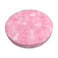thumbnail image 1 of Fotbe Breast Cancer Awareness Stool Covers Round,Waterproof Round Bar Stool Covers Bar Chair Covers Washable Stool Cushion Slipcover for 12-14 Inch Chair-12 inch, 1 of 7