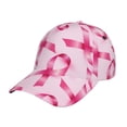 thumbnail image 2 of Prolriy Baseball Cap Hats For Women Breast Cancer Hats For Women Embroidered Adjustable Breast Cancer Awareness Hat Breast Cancer Woman Womens Hats Navy 2 of 14