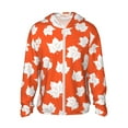Fotbe Bright Autumn Leaves Charm Men's Women's UPF 50+ Sun Protection
