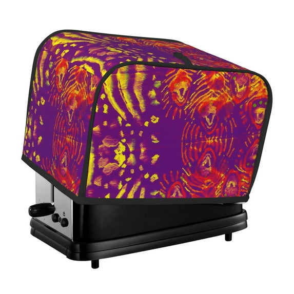 Fotbe Bright Textured Animal for Two Slice Toaster Cover, Fingerprint Protector, Super Soft Appliance Cover And Dust Cover,Bread Dust Cover & Fingerprint Protection