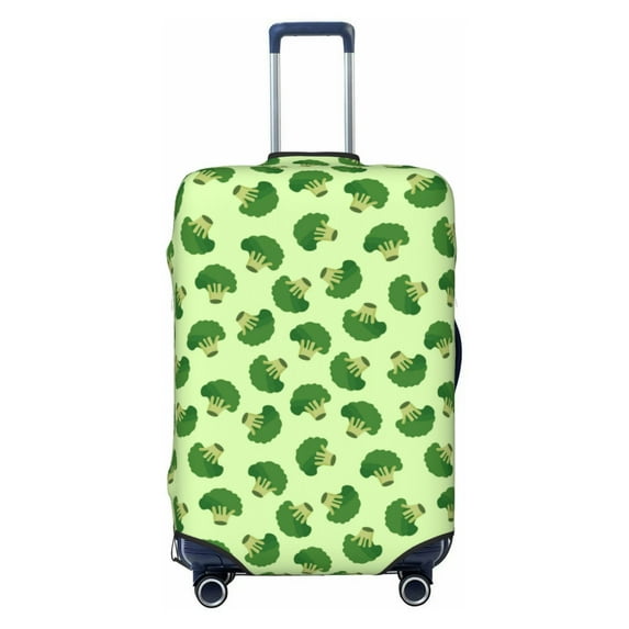 Fotbe Broccoli Vegetables Luggage Cover Protector,Suitcase Protector,Scratch and Dirt Resistant,Fits 18-32 Inch Luggage-X-Large