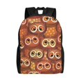 thumbnail image 1 of Fotbe Brown Owl Travel Laptop Backpack, Business Slim Sturdy Laptops Backpack, Water Resistant College School Computer Bag Gift for Men & Women Fits 15.6 Inch Notebook, 1 of 8