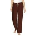 thumbnail image 1 of Fotbe Brown Women's Pajama Pants,Sleepwear Pants,Pj Bottoms Drawstring And Pockets-Small, 1 of 9