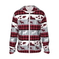 thumbnail image 1 of Fotbe Buffalo Plaid Forest Men's Women's UPF 50+ Sun Protection Jacket Hooded Cooling Shirt with Pockets Hiking Outdoor Performance-Medium, 1 of 8