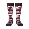 thumbnail image 1 of Fotbe Buffalo Plaid Forest print Women's Men's Novelty Crew Socks Cotton Socks Knee High Socks for Walking,Running,Nurses,Pregnancy, 1 of 9