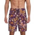 thumbnail image 1 of Fotbe Buffalo Plaid and Butterflys Pajama Shorts for Men, Men's Pajama Bottoms, Sleepwear,Short Pajama Pants-3X-Large, 1 of 9
