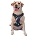 thumbnail image 1 of Fotbe Bulldog with Forest Flag Pattern Dog Harness, No-Pull Pet Harness with 2 Leash Clips, Adjustable Soft Padded Dog Vest with Easy Control Handle for Large Dogs-Medium, 1 of 6