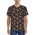 thumbnail image 1 of Fotbe Bulldog with Sunglasses Baseball Jersey Shirt for Men and Women, Casual Short Sleeves Button Down T-Shirt-3X-Large, 1 of 9