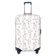 thumbnail image 1 of Fotbe Bunny And Bird Luggage Cover Protector,Suitcase Protector,Scratch and Dirt Resistant,Fits 18-32 Inch Luggage-Medium, 1 of 9