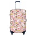 thumbnail image 1 of Fotbe Bunny And Flower Luggage Cover Protector,Suitcase Protector,Scratch and Dirt Resistant,Fits 18-32 Inch Luggage(without luggage)-Small, 1 of 9