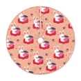 thumbnail image 1 of Fotbe Bunny And Strawberry Pattern Christmas Tree Skirt, Tree Skirts Plush Christmas Decorations, Christmas Tree Skirts Xmas Decorations Holiday Party Decor-48", 1 of 6