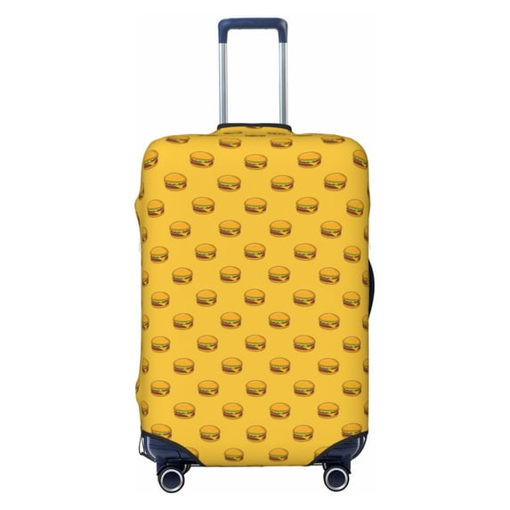 Fotbe Burger 1 Luggage Cover Protector,Suitcase Protector,Scratch and Dirt Resistant,Fits 18-32 Inch Luggage-Small