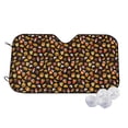 thumbnail image 1 of Fotbe Burger Fries Car Windshield Sunshade | Sun Visor Protector Front Window Shade, Keeps Out UV Rays, Keeps Your Vehicle Cool-Small, 1 of 7