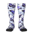thumbnail image 1 of Fotbe Butterflies print Women's Men's Novelty Crew Socks Cotton Socks Knee High Socks for Walking,Running,Nurses,Pregnancy, 1 of 9