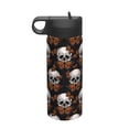 thumbnail image 1 of Fotbe Butterfly Skull Pattern 18oz Sports Insulated Kettle Stainless Steel Sports Insulated Kettle For Running Hiking Cycling Climbing Man'S Woman'S Water Bottle, 1 of 8