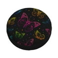 thumbnail image 1 of Fotbe Butterfly Spare Tire Cover Thickening Universal Fit for Jeep, Trailer, RV, SUV, Truck, Tough Tire Wheel Soft Cover-14 inch, 1 of 9