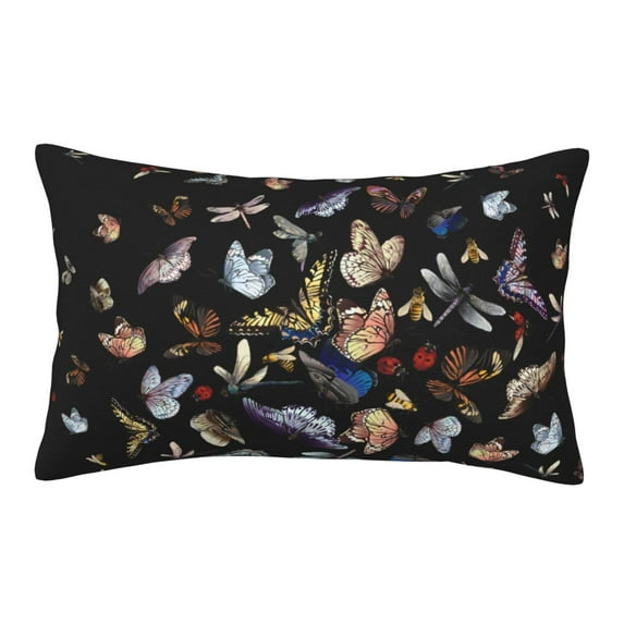 Fotbe Butterfly1 Pillow Cases - Envelope Closure - Luxury, Extra Soft, Cooling Pillow Covers - Wrinkle, Fade, Stain Resistant-20"x30"