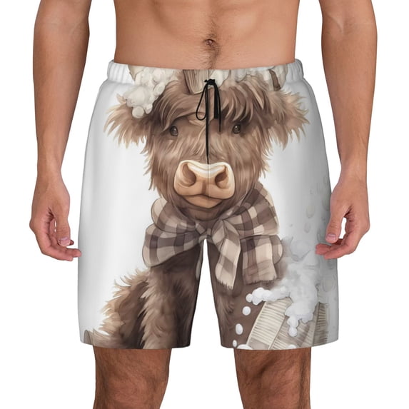 Fotbe C Men’s Swim Trunks Quick Dry Swim Shorts Board Shorts with Mesh Lining-XX-Large